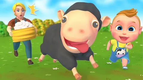 Baa Baa Black Sheep - Sheep Song For Kids - Sheep Fun | Super Sumo Kids Songs