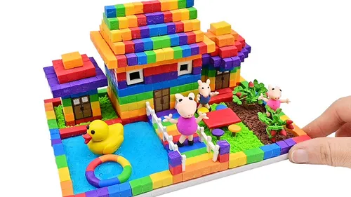 How To Make Rainbow House Has Slime Pool, Garden With Polymer Clay Tutorial