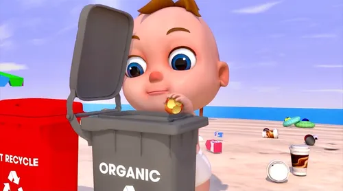 The Little Boy & Story About Recycling Garbage Educational Cartoon For Toddlers